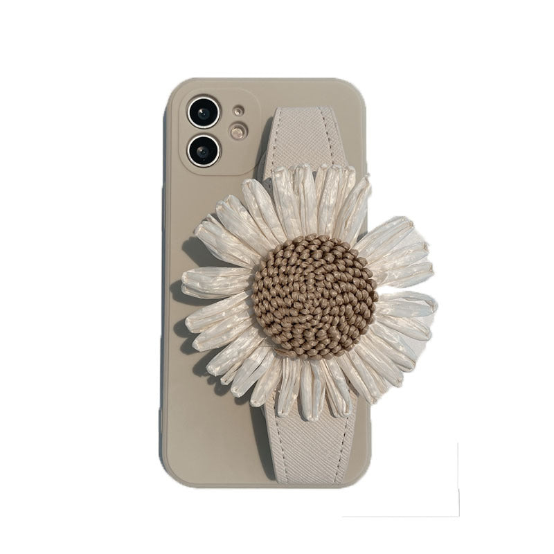 Caso de teléfono de la muñeca de girasol al por mayor TPU